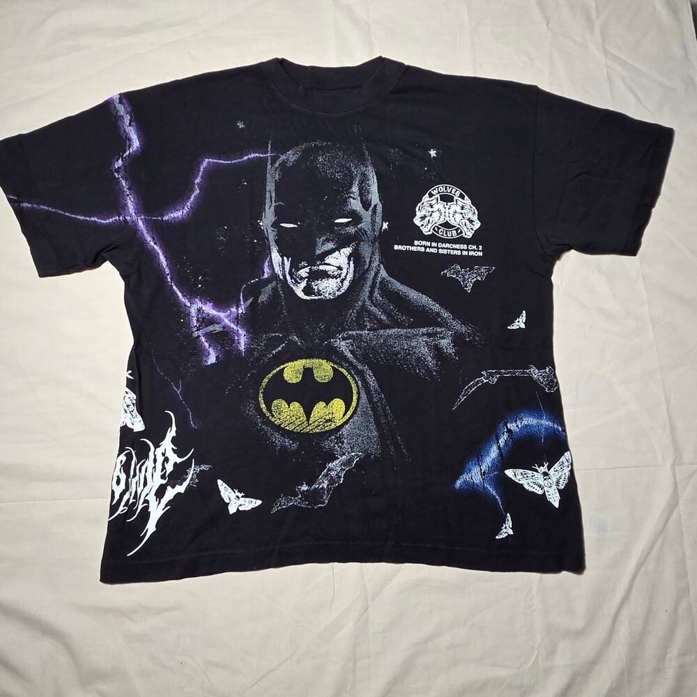 Darc Sport x Batman Born In Darcness Ch. 2 Side By Side Tee Black Size M